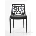 Modern PP Plastic Stacking Restaurant Dining Chair Outdoor